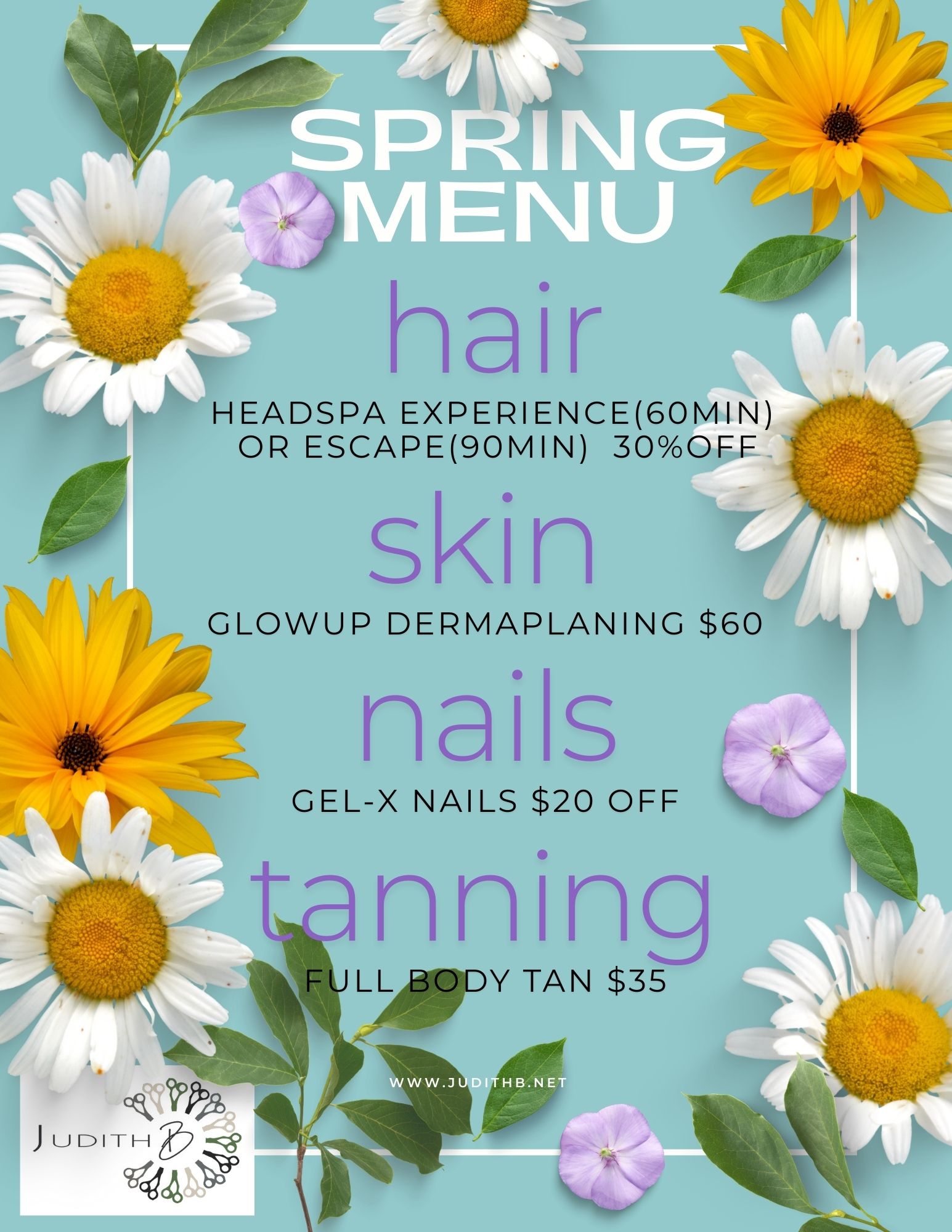 Spring Menu 2025 Spring Menu 2025