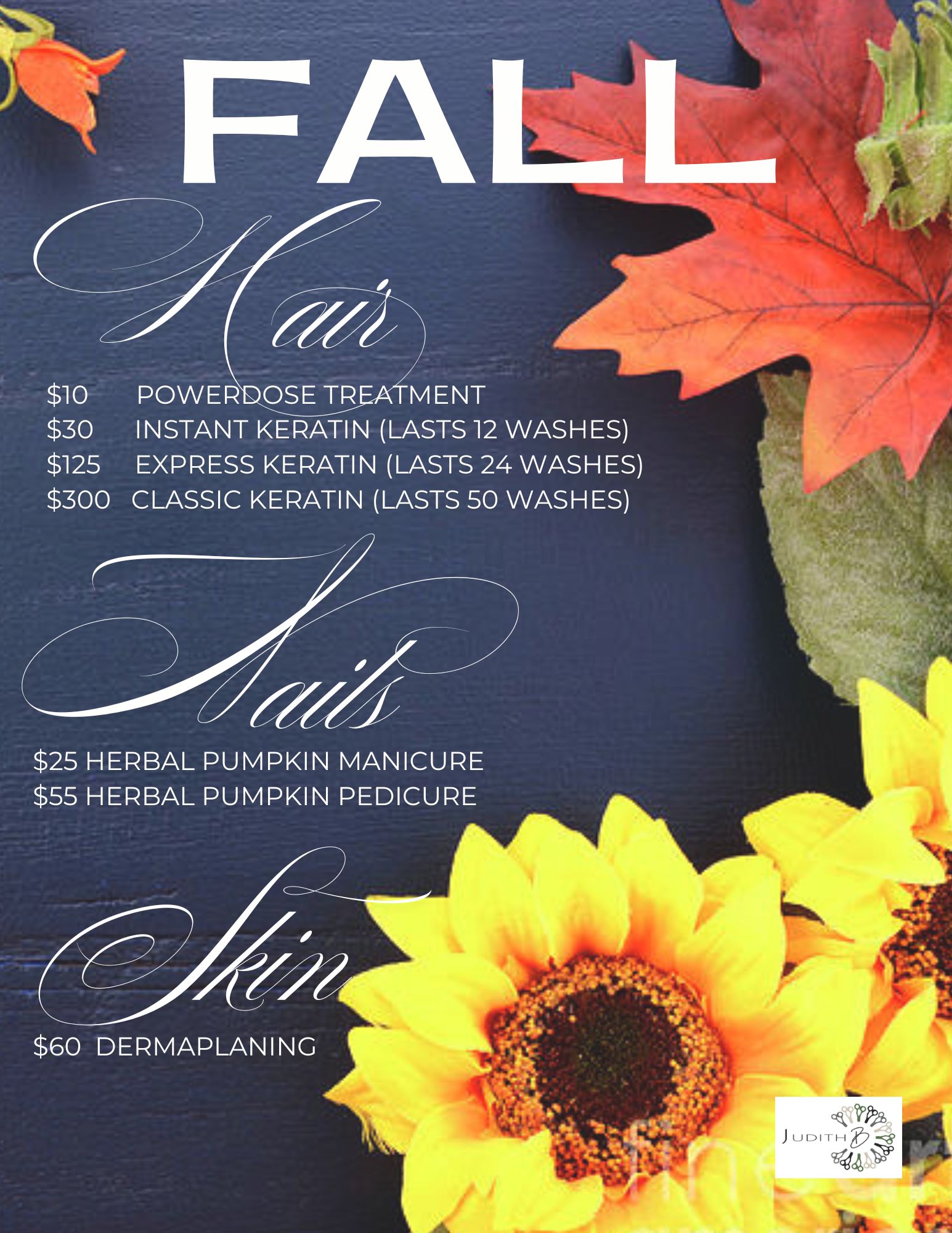 FALL MENU